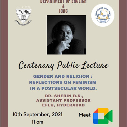 Centenary Public Lecture
