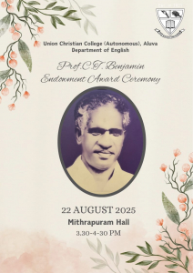 Prof CT Benjamin Endowment Award Ceremony