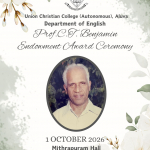 Prof. CT Benjamin Endowment Award Ceremony