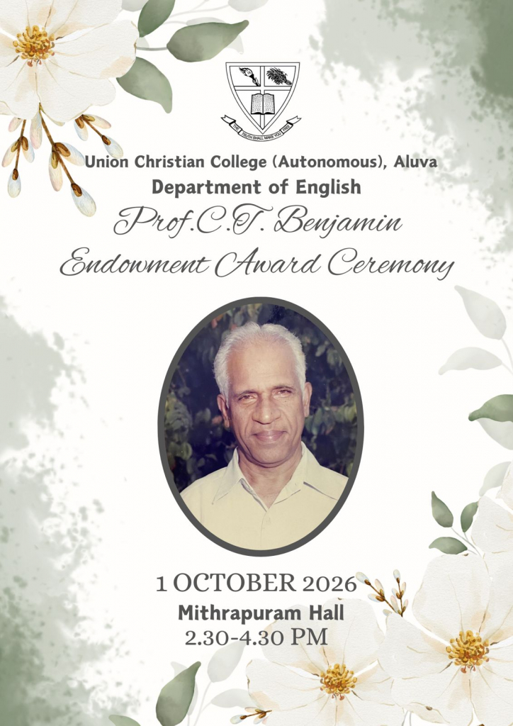 Prof. CT Benjamin Endowment Award Ceremony
